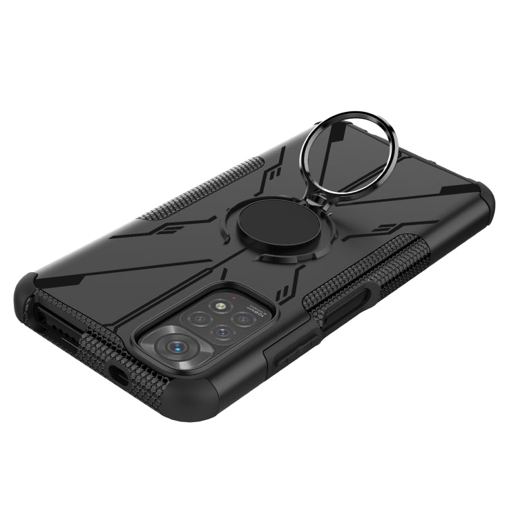 For Xiaomi Redmi Note 11/Redmi Note 11S 4G Global Armor Bear Shockproof PC + TPU Phone Case