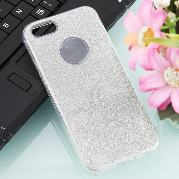For iPhone 5 & 5s & SE TPU Glitter All-inclusive Protective Case