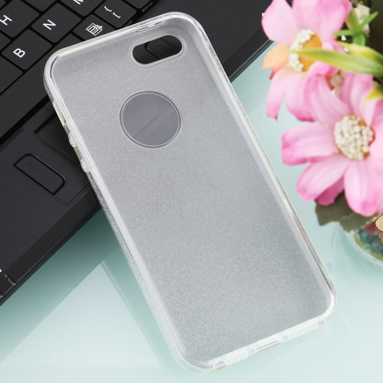 For iPhone 5 & 5s & SE TPU Glitter All-inclusive Protective Case