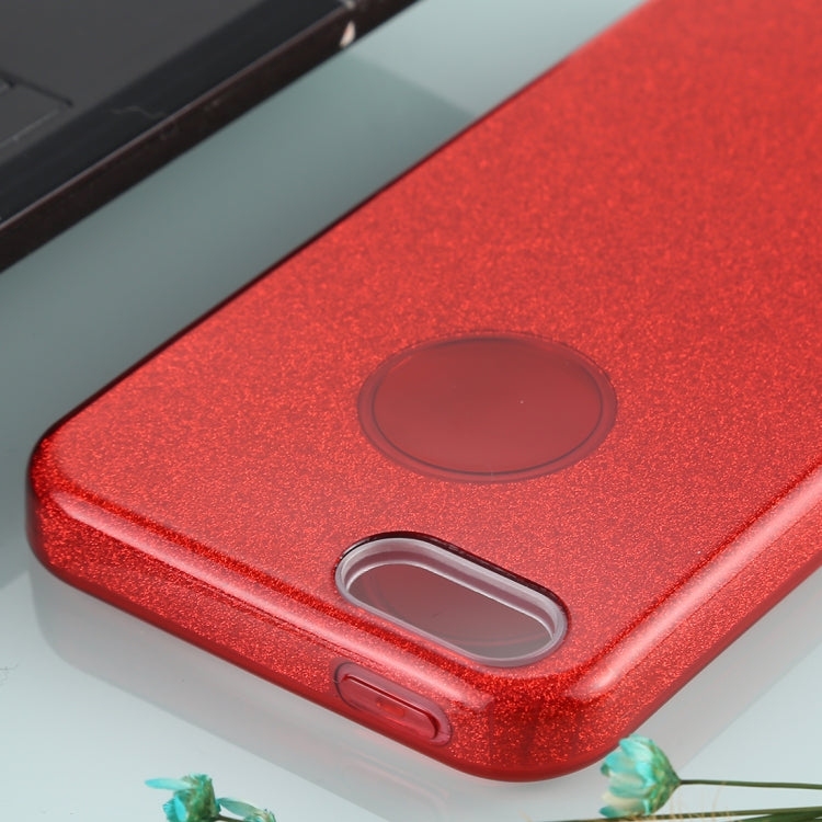 For iPhone 5 & 5s & SE TPU Glitter All-inclusive Protective Case