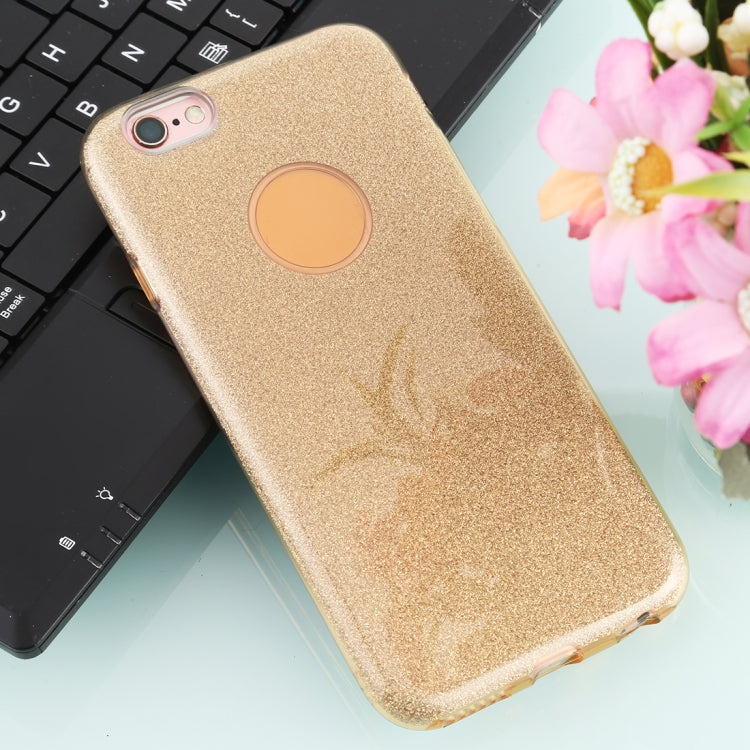 For iPhone 6 TPU Glitter All-inclusive Protective Case