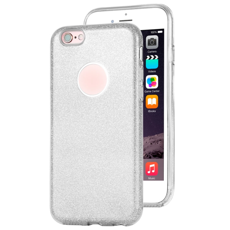 For iPhone 6 TPU Glitter All-inclusive Protective Case