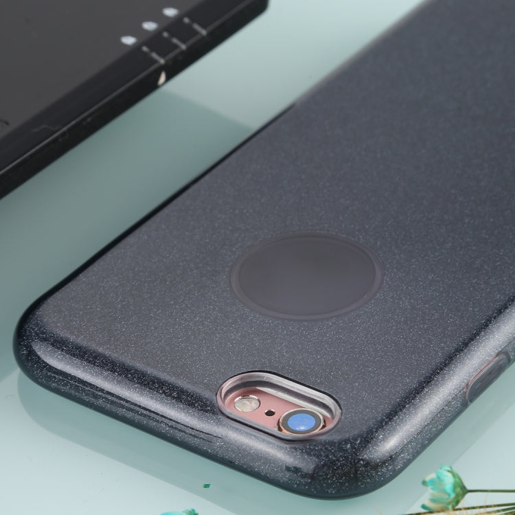 For iPhone 6 TPU Glitter All-inclusive Protective Case