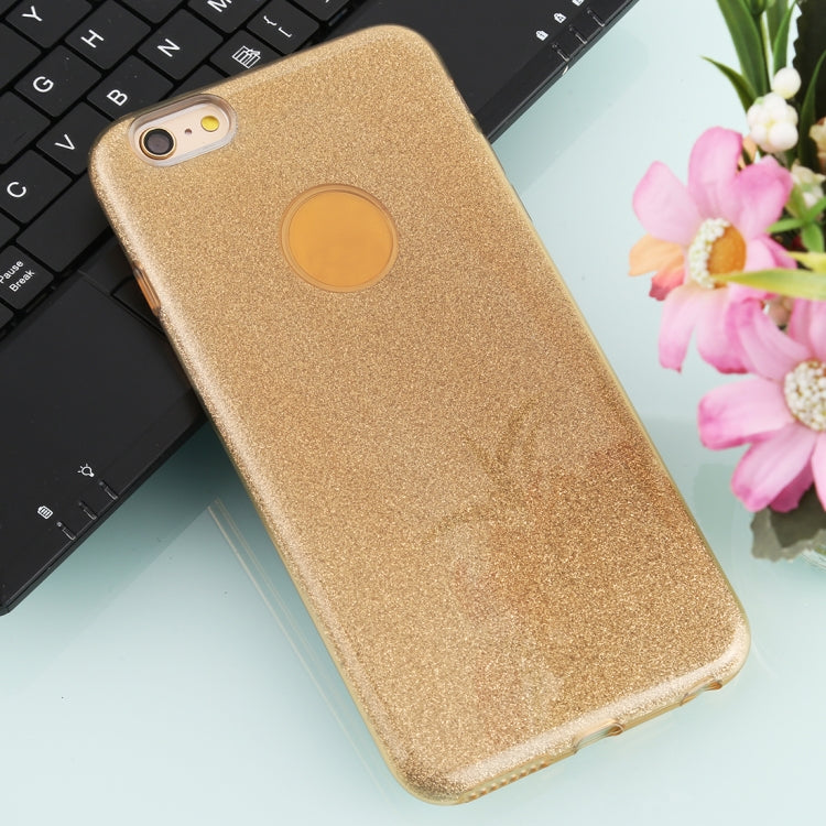 For iPhone 6 Plus TPU Glitter All-inclusive Protective Case