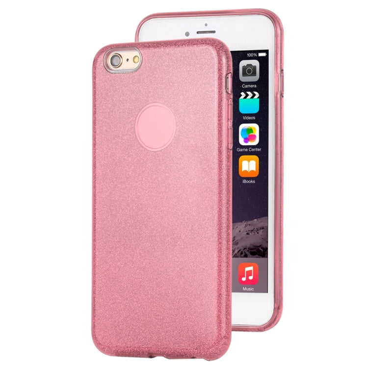 For iPhone 6 Plus TPU Glitter All-inclusive Protective Case