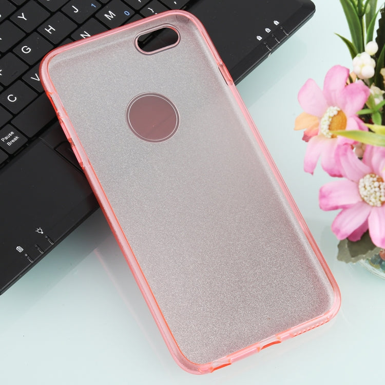 For iPhone 6 Plus TPU Glitter All-inclusive Protective Case