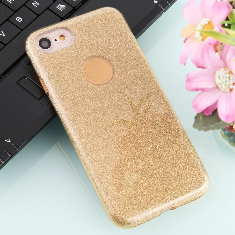 For iPhone 7 TPU Glitter All-inclusive Protective Case