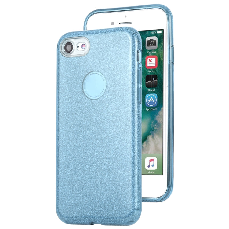 For iPhone 7 TPU Glitter All-inclusive Protective Case