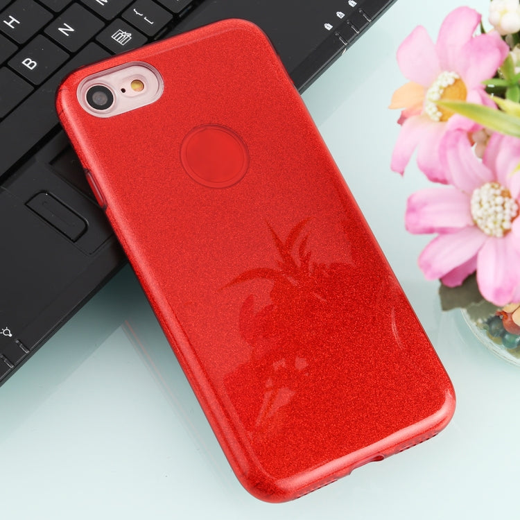 For iPhone 7 TPU Glitter All-inclusive Protective Case