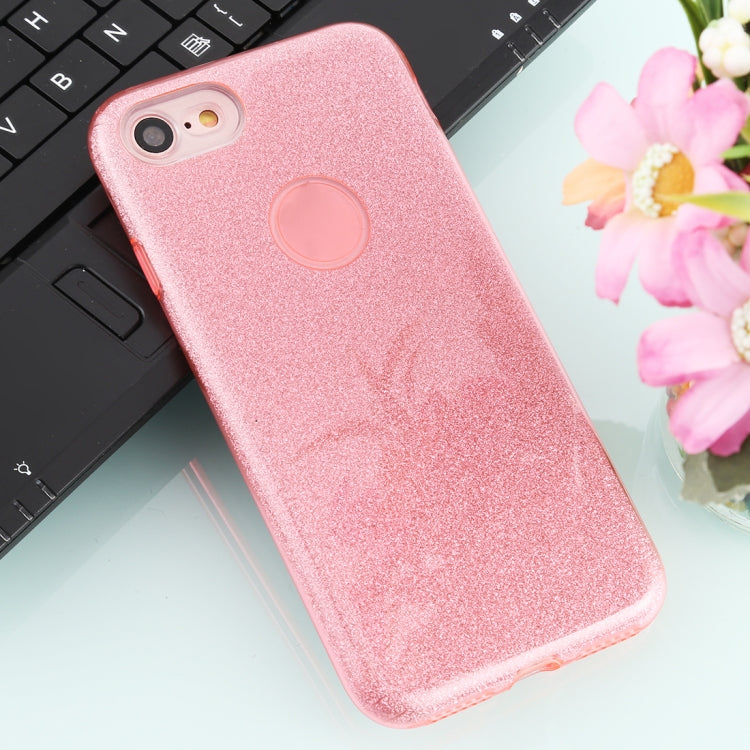 For iPhone 7 TPU Glitter All-inclusive Protective Case