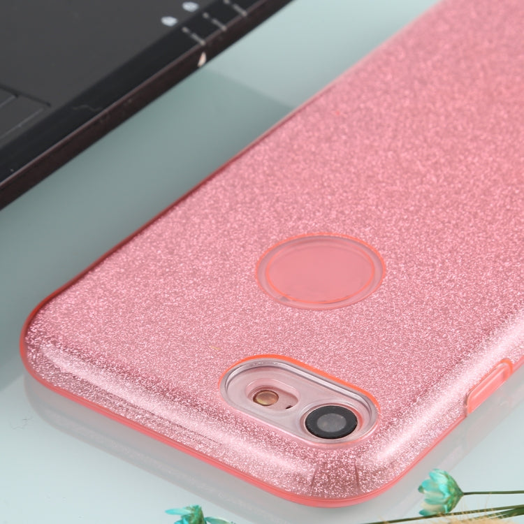 For iPhone 7 TPU Glitter All-inclusive Protective Case