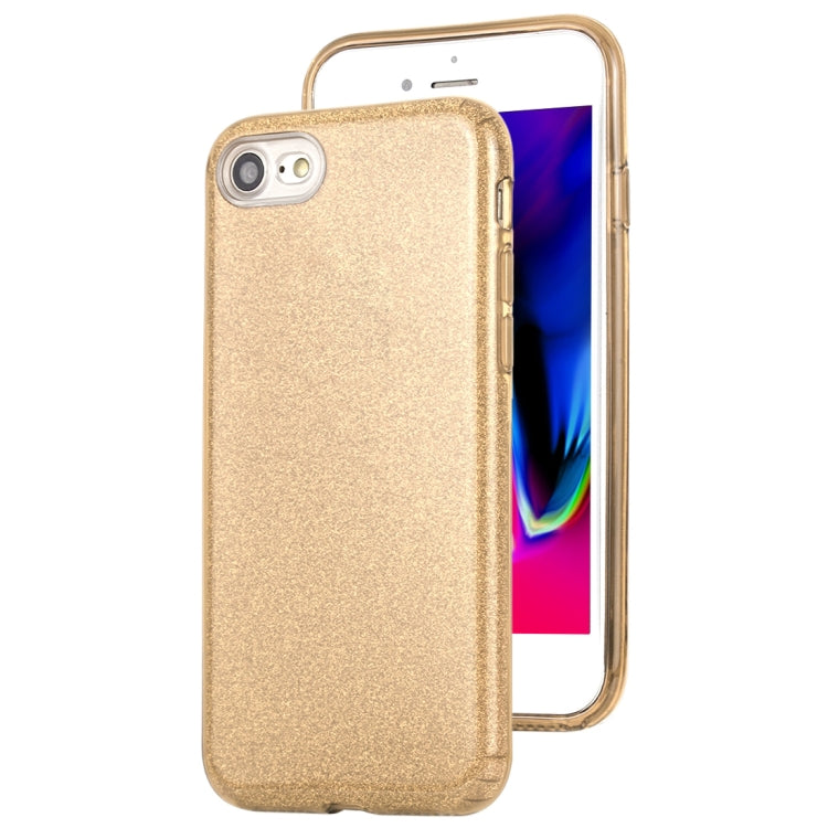 For iPhone 8 TPU Glitter All-inclusive Protective Case