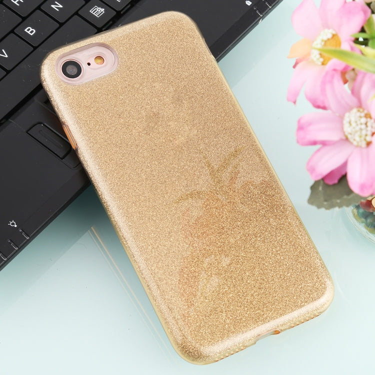 For iPhone 8 TPU Glitter All-inclusive Protective Case