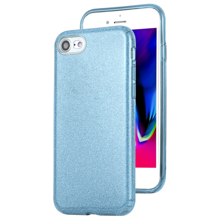 For iPhone 8 TPU Glitter All-inclusive Protective Case