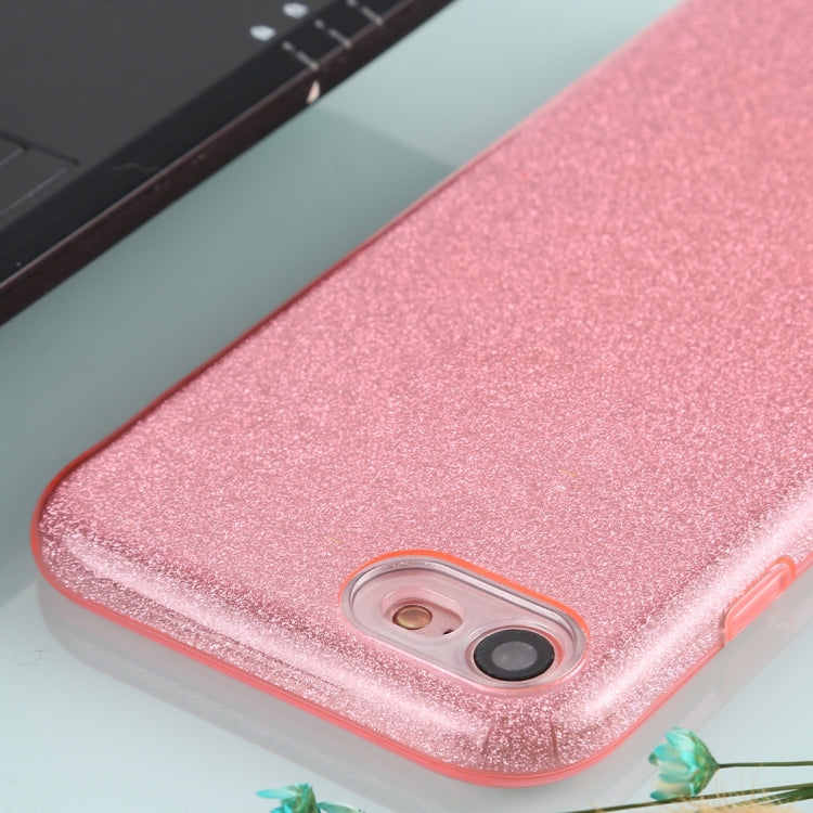 For iPhone 8 TPU Glitter All-inclusive Protective Case
