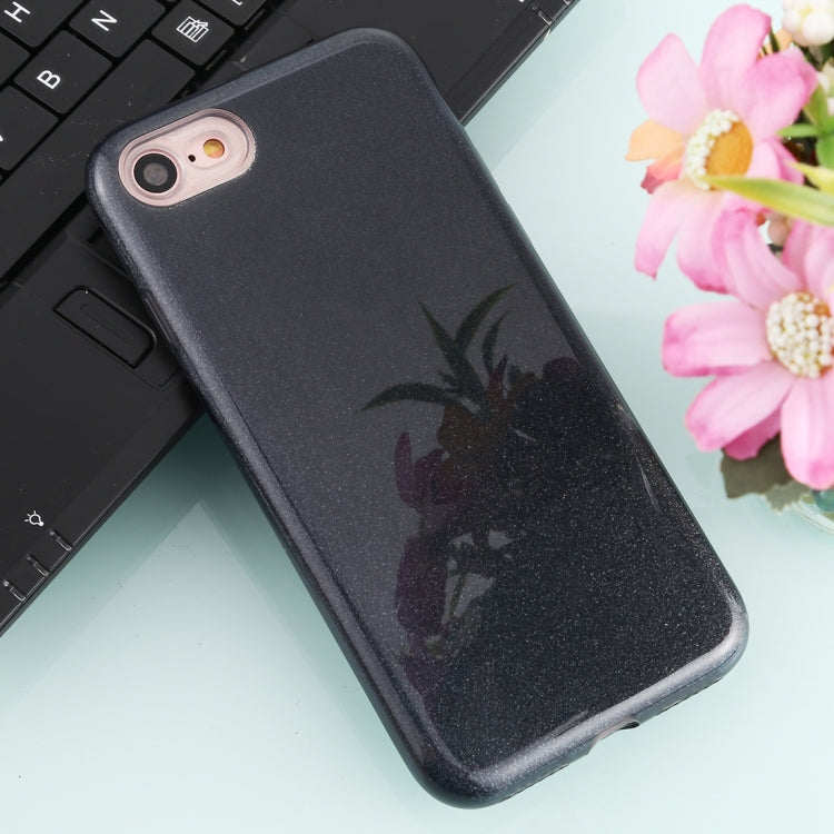 For iPhone 8 TPU Glitter All-inclusive Protective Case