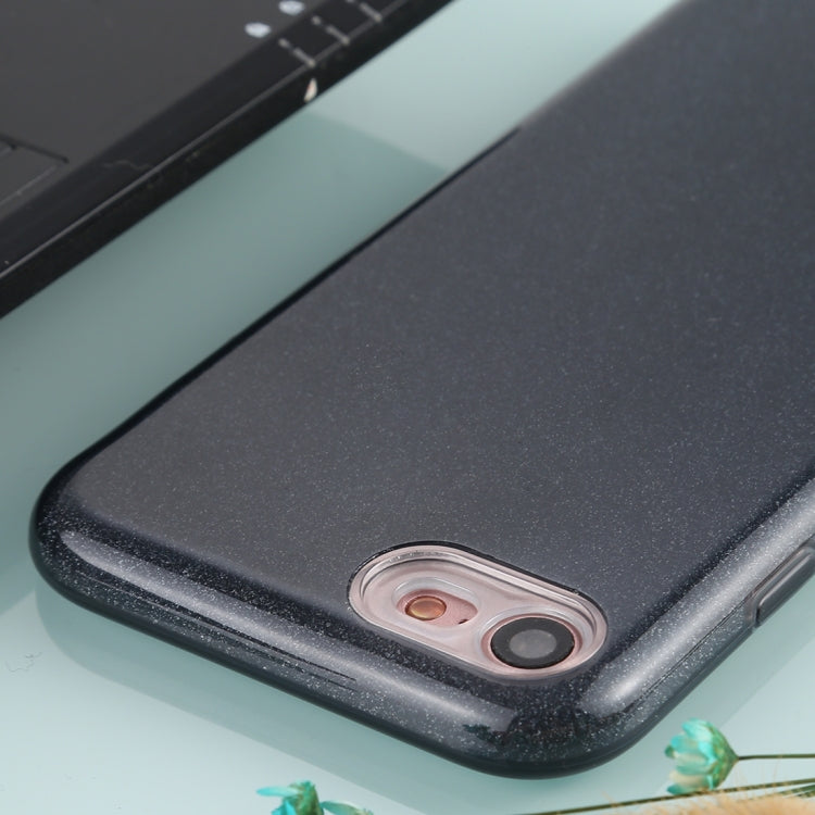 For iPhone 8 TPU Glitter All-inclusive Protective Case