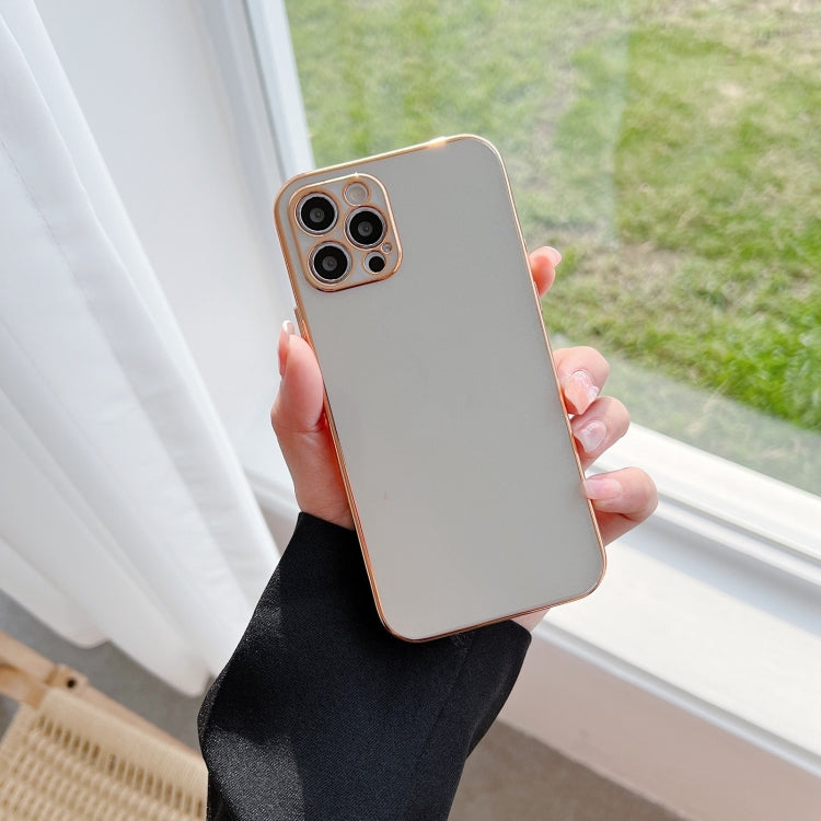 For iPhone 12 Pro Full Coverage Soft Edge Electroplating Phone Case