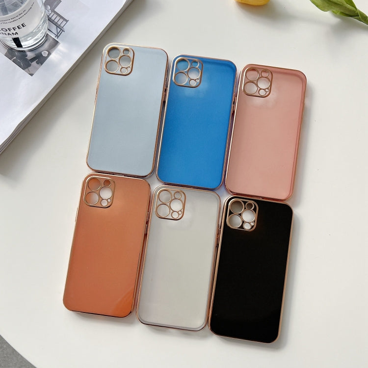 For iPhone 12 Pro Max Full Coverage Soft Edge Electroplating Phone Case