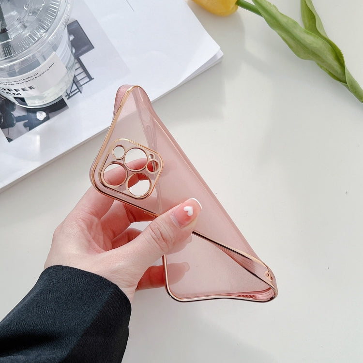 For iPhone 12 Pro Max Full Coverage Soft Edge Electroplating Phone Case