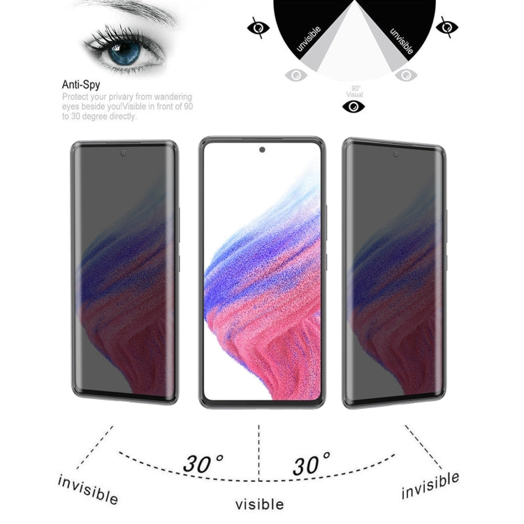 25 PCS Full Cover Anti-peeping Tempered Glass Film For Samsung Galaxy A53 5G
