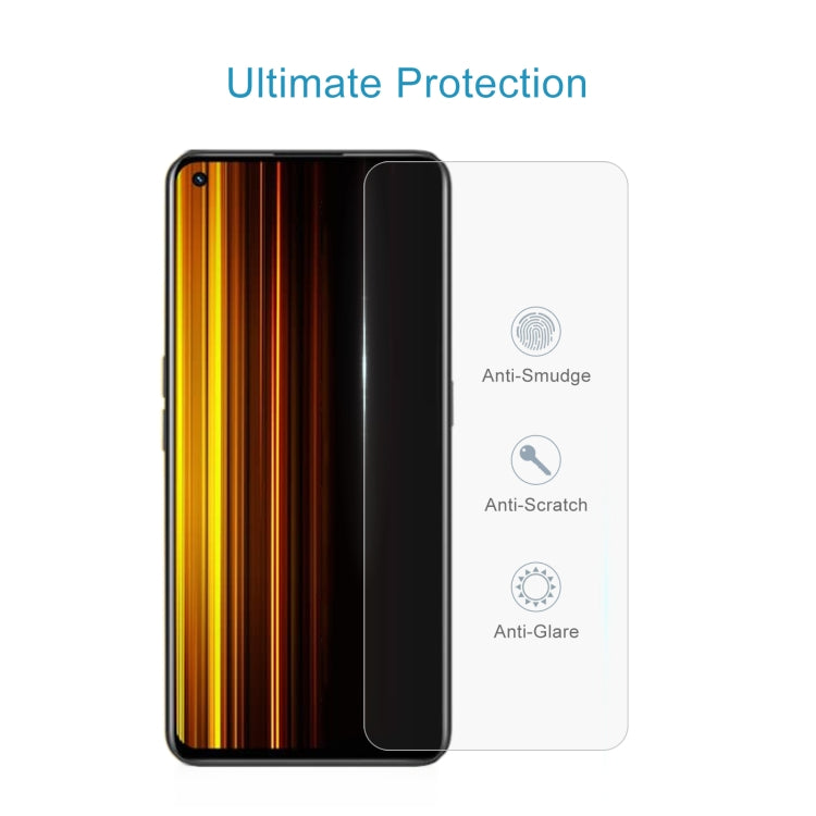 50 PCS 0.26mm 9H 2.5D Tempered Glass Film For OPPO Realme Q5 Pro