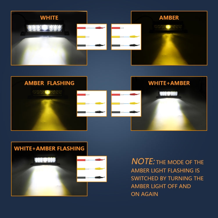 10 inch Two-row Monocular Dual-color Work Light