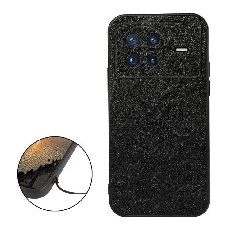 For vivo X Note Accurate Hole Crazy Horse Texture PU Phone Case