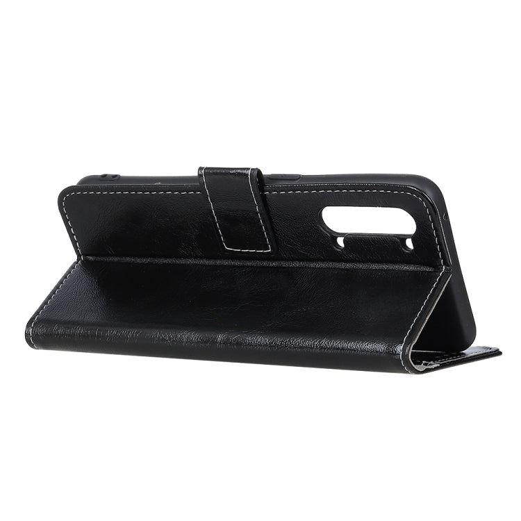 For OPPO Reno 3 Retro Crazy Horse Texture Horizontal Flip Leather Case with Holder & Card Slots & Photo Frame & Wallet