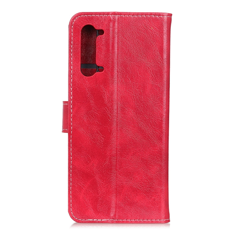 For OPPO Reno 3 Retro Crazy Horse Texture Horizontal Flip Leather Case with Holder & Card Slots & Photo Frame & Wallet