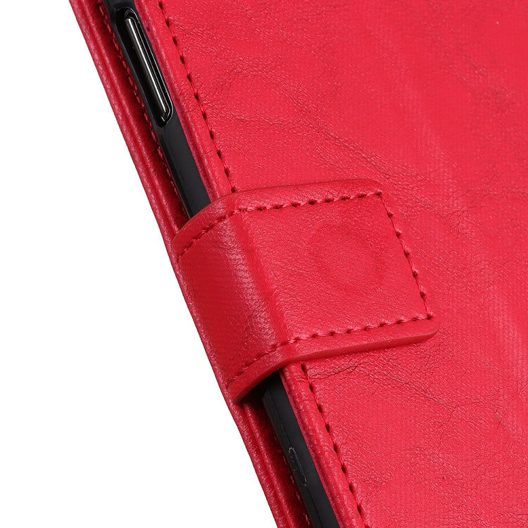 For OPPO A91 Copper Buckle Retro Crazy Horse Texture Horizontal Flip Leather Case with Holder & Card Slots & Wallet