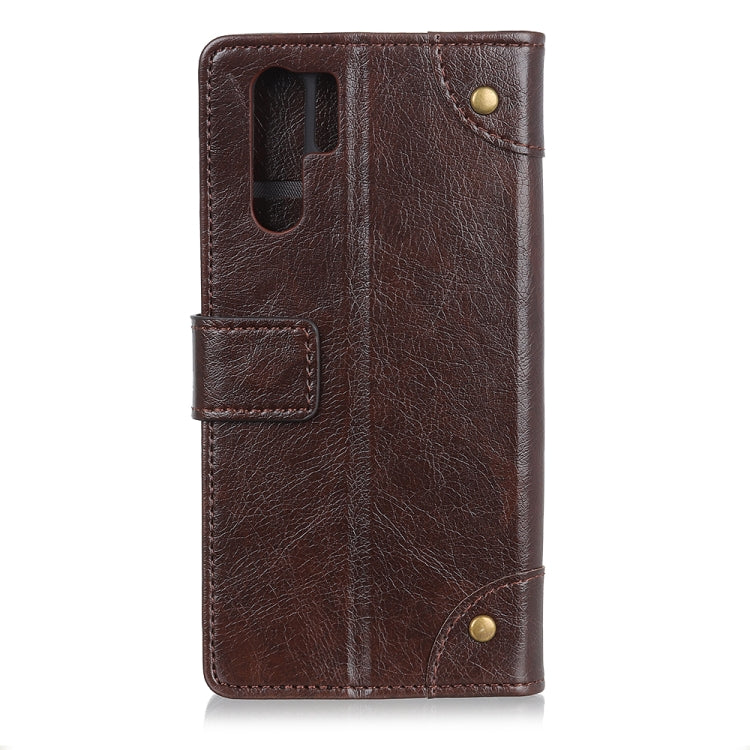 For OPPO A91 Copper Buckle Nappa Texture Horizontal Flip Leather Case with Holder & Card Slots & Wallet