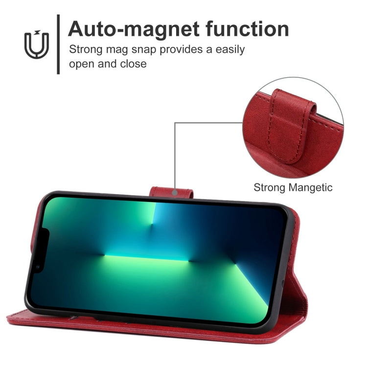 For iPhone 14 Plus Leather Phone Case