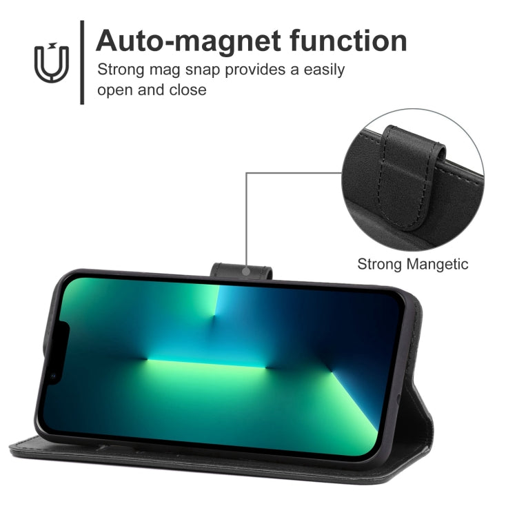 For iPhone 14 Plus Leather Phone Case