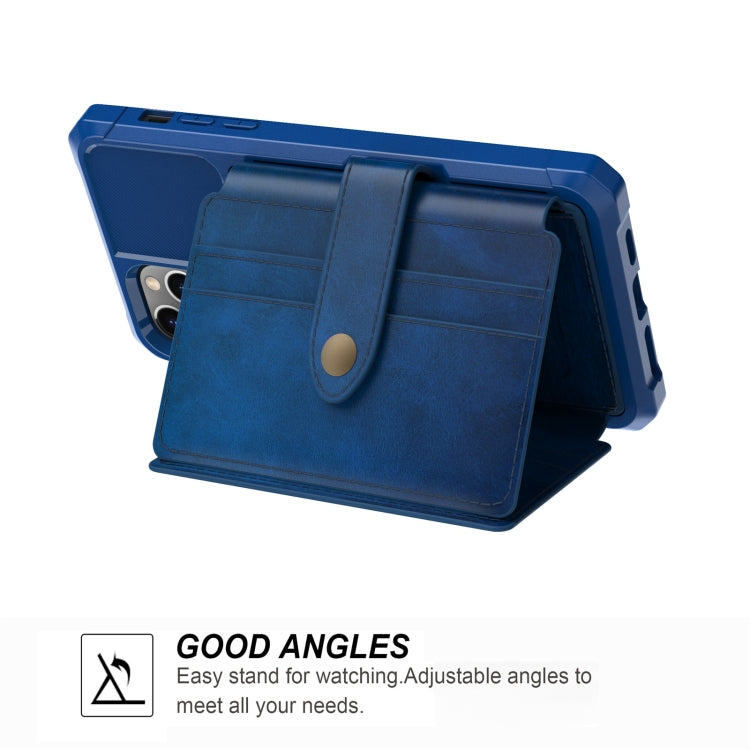 For iPhone 11 10-Card Wallet Bag PU Back Phone Case