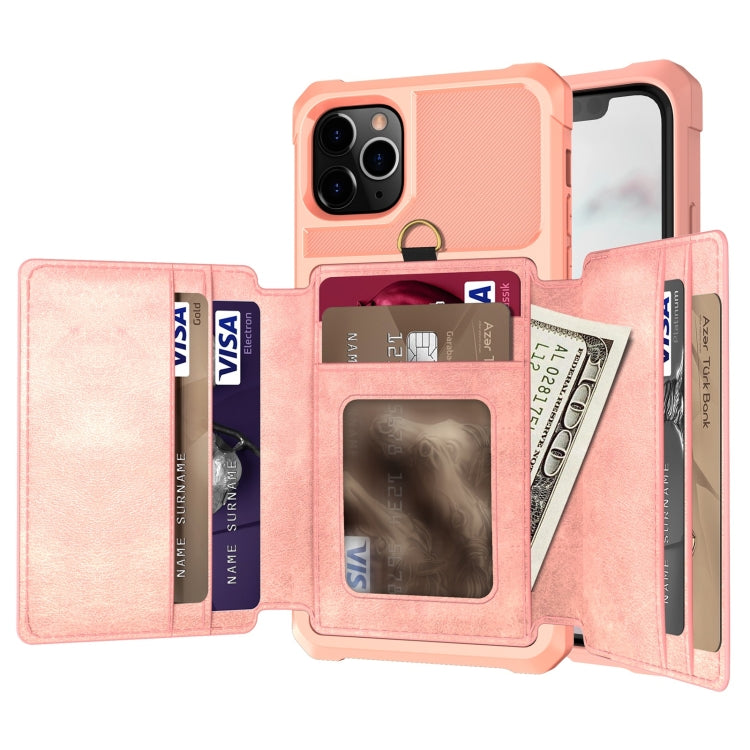 For iPhone 11 10-Card Wallet Bag PU Back Phone Case