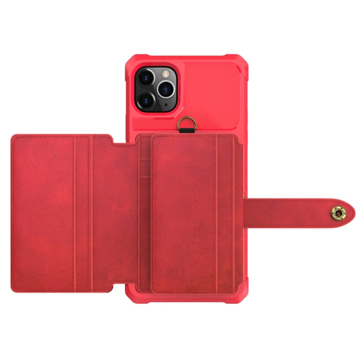 For iPhone 11 Pro 10-Card Wallet Bag PU Back Phone Case
