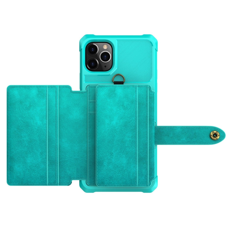 For iPhone 11 Pro 10-Card Wallet Bag PU Back Phone Case