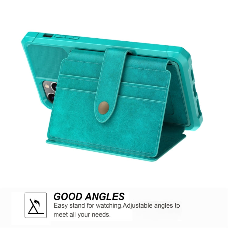 For iPhone 11 Pro 10-Card Wallet Bag PU Back Phone Case