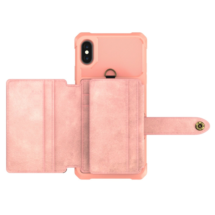 For iPhone X / XS 10-Card Wallet Bag PU Back Phone Case