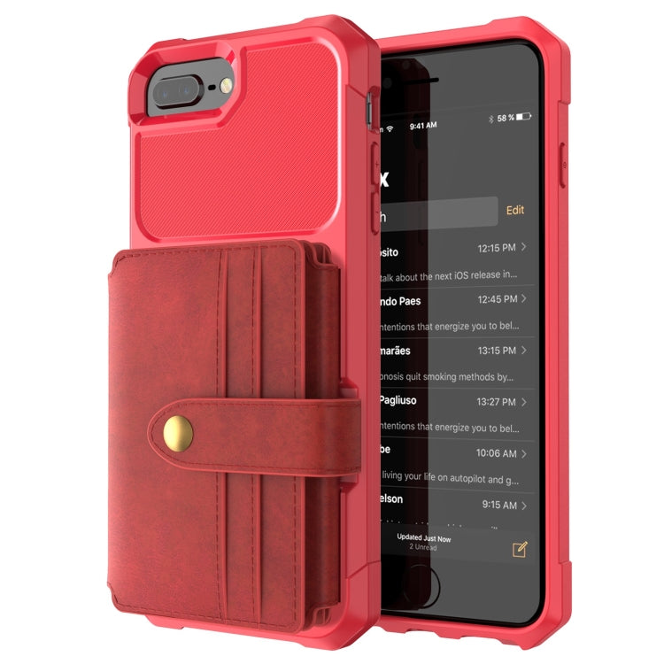 For iPhone SE 2022 / SE 2020 / 8 / 7 / 6 10-Card Wallet Bag PU Back Phone Case