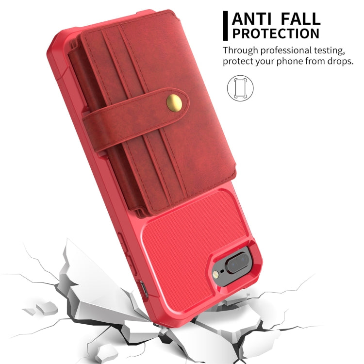 For iPhone SE 2022 / SE 2020 / 8 / 7 / 6 10-Card Wallet Bag PU Back Phone Case