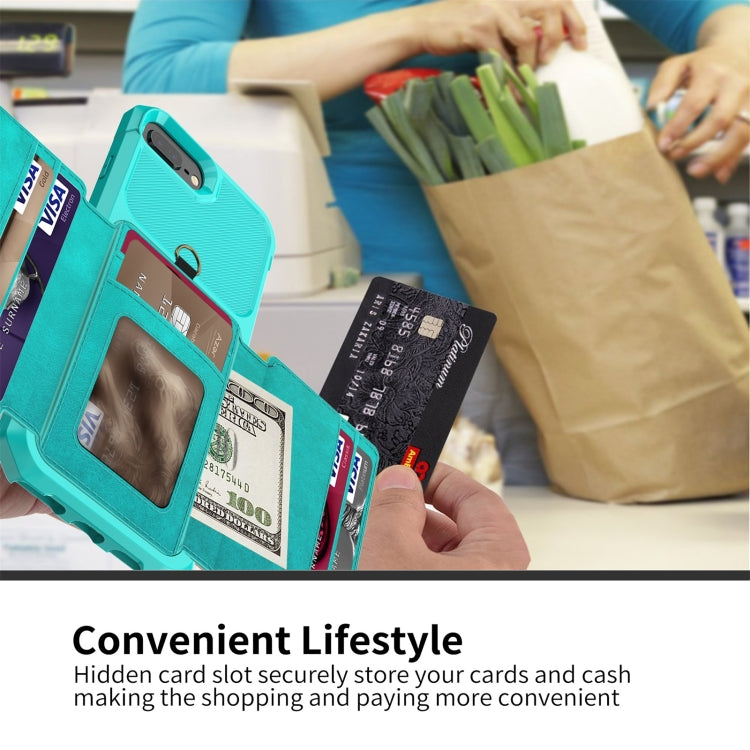 For iPhone SE 2022 / SE 2020 / 8 / 7 / 6 10-Card Wallet Bag PU Back Phone Case