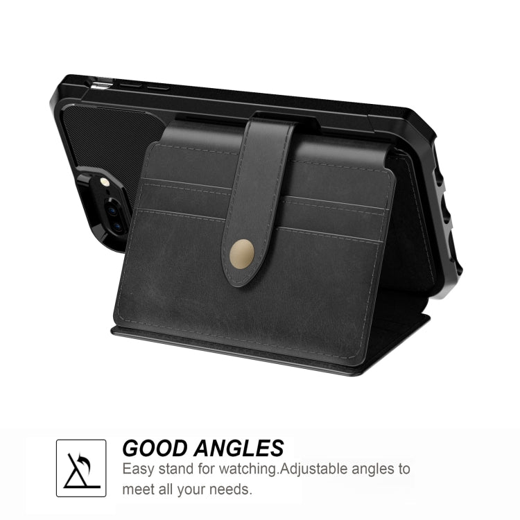 10-Card Wallet Bag PU Back Phone Case For iPhone 7 Plus / 8 Plus / 6 Plus