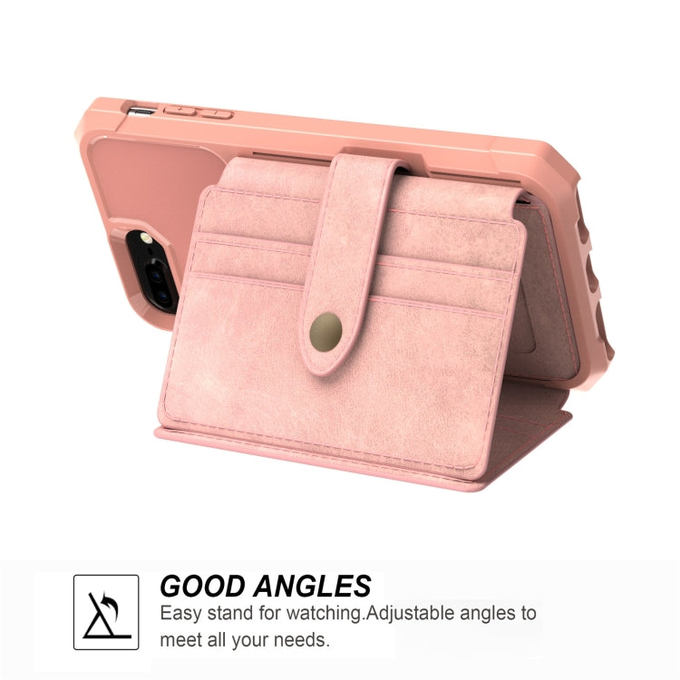 10-Card Wallet Bag PU Back Phone Case For iPhone 7 Plus / 8 Plus / 6 Plus