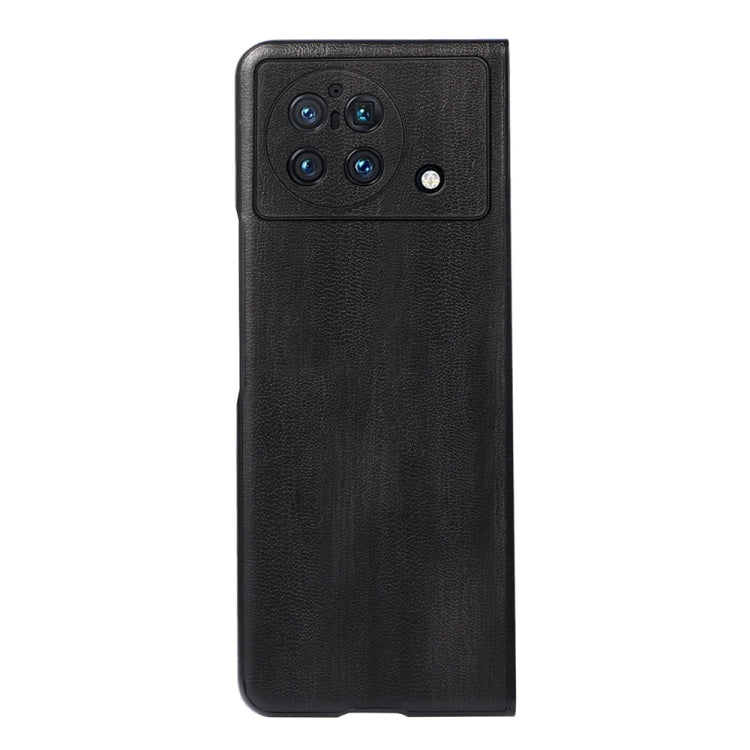 For vivo X Fold Precise Hole Yellow Cow Texture PU Phone Case