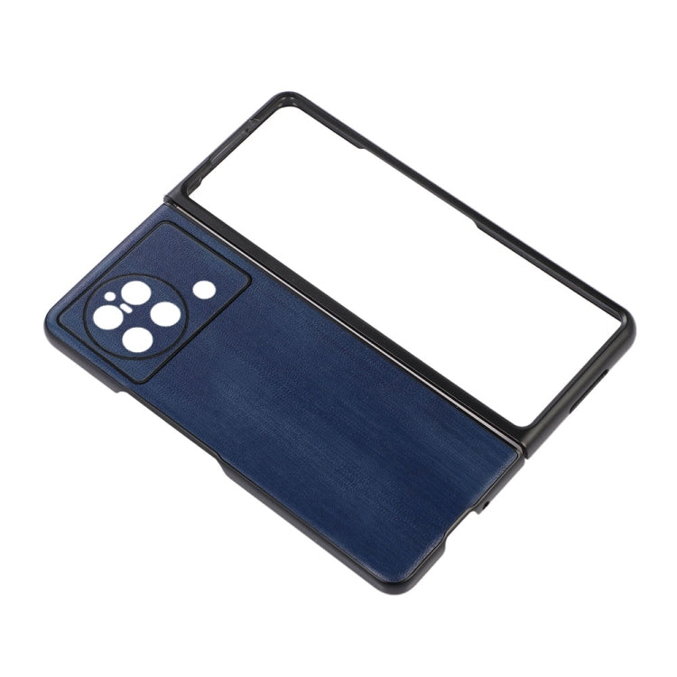 For vivo X Fold Precise Hole Yellow Cow Texture PU Phone Case