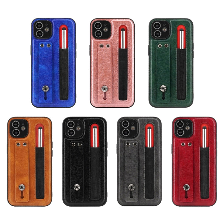 For iPhone 11 Sliding Invisible Holder Phone Case with Touch Screen Pen