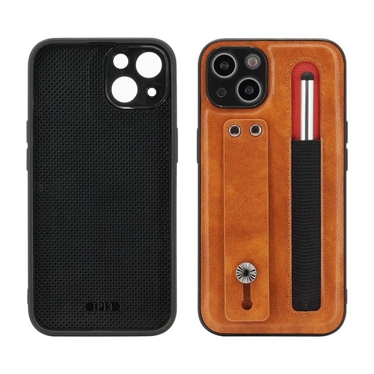 For iPhone 13 Sliding Invisible Holder Phone Case with Touch Screen Pen