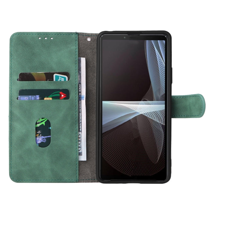 For Sony Xperia 10 IV Skin Feel Magnetic Flip Leather Phone Case